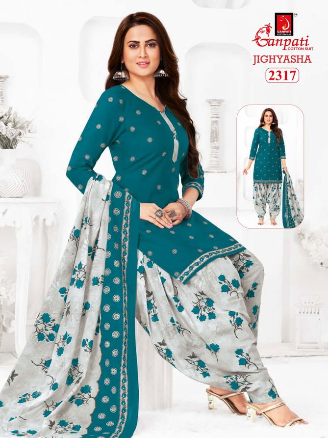 Jighyasha 23 By Ganpati Cotton Printed Dress Material Suppliers In India